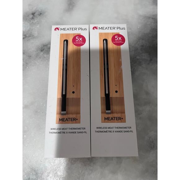 MEATER Plus Wireless Meat Thermometer Lot of 2 Smart Bluetooth BBQ Grill Probe** - Picture 12 of 13